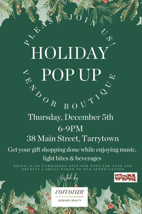 Corcoran Legends Realty Holiday Pop Up Vendor Boutique